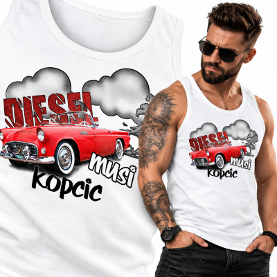 TANK TOP ŚMIESZNY MOTORYZACYJNE DIESEL